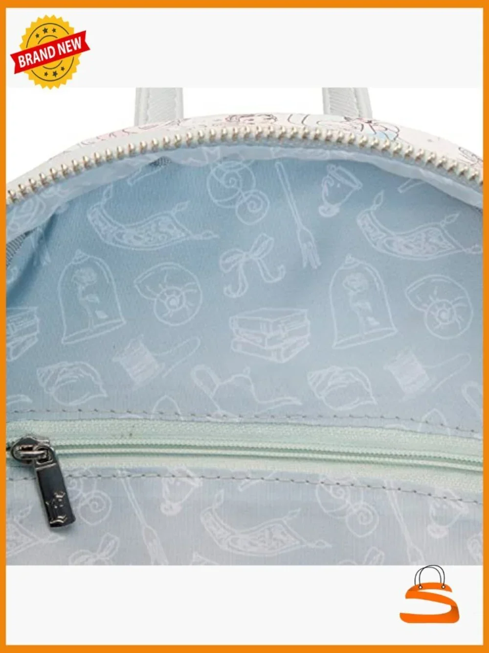 Disney Princess Sketch Shoulder Bag Faux Leather Adjustable Straps